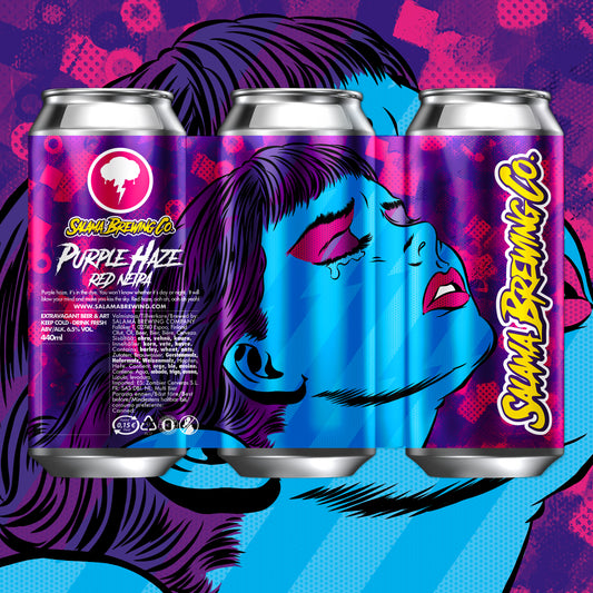 Salama Purple Haze NEIPA 6,5% 440 can - Salama Brewing Company