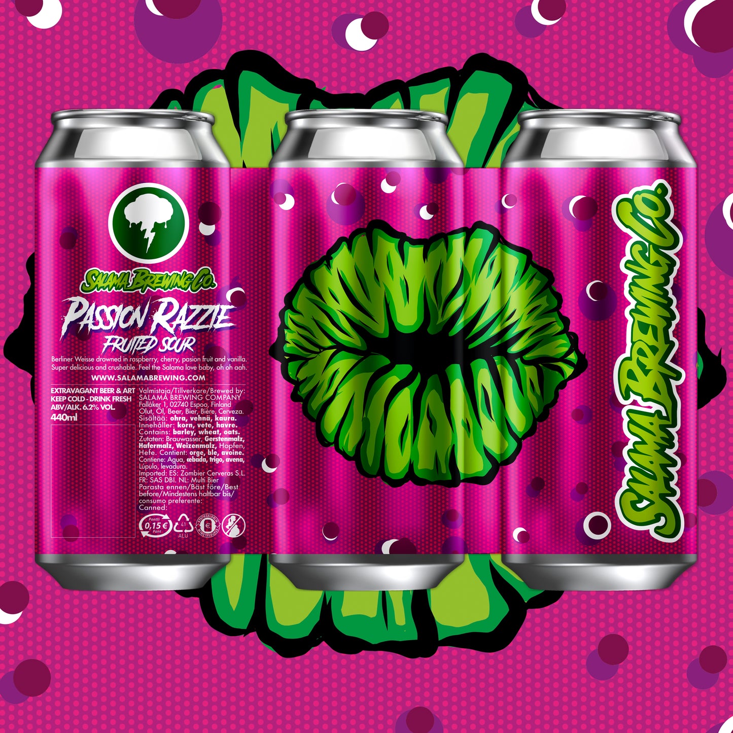 Passion Razzie Fruited Sour 6,2% 440 Can