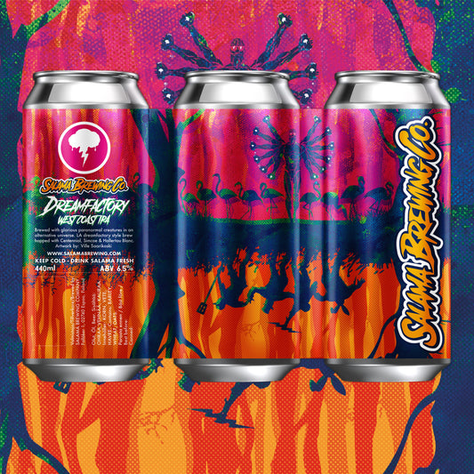 Salama Dreamfactory West Coast IPA 6.5% 440 Can Salama Dreamfactory West Coast IPA 6.5% 440 Can